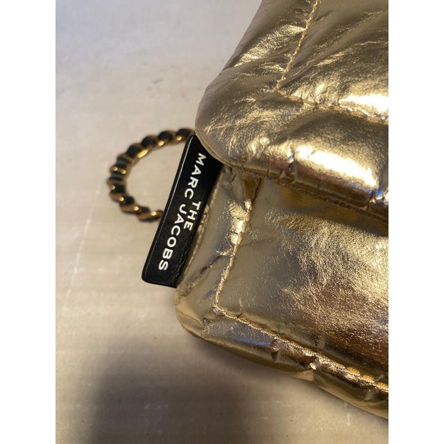 Marc Jacobs Gold Pillow Bag For Sale - Image 9 of 12