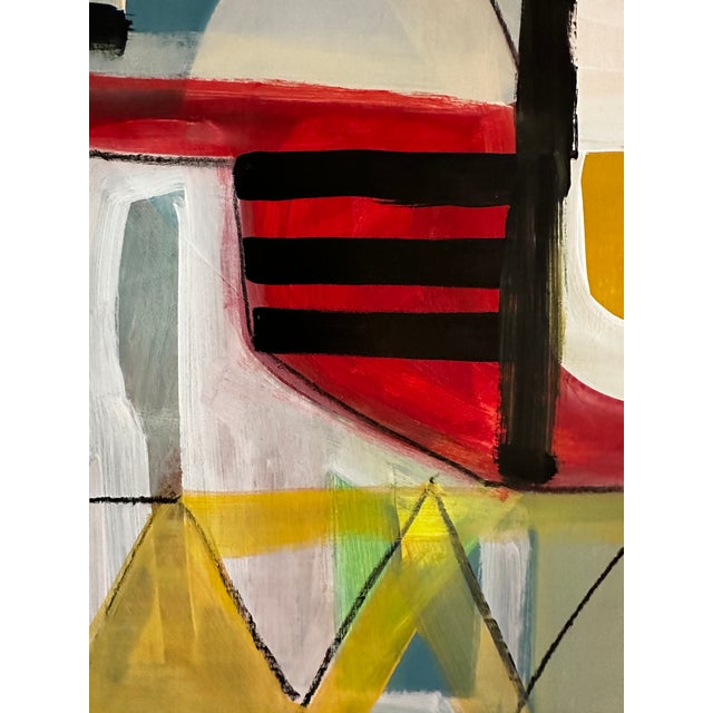 Framed Original Contemporary Abstract Art by Michael Sanchez For Sale In Dallas - Image 6 of 9