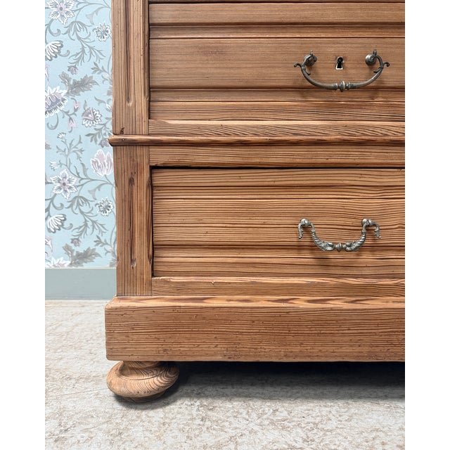 Antique Country Wardrobe in Wood, 1890s For Sale - Image 8 of 16