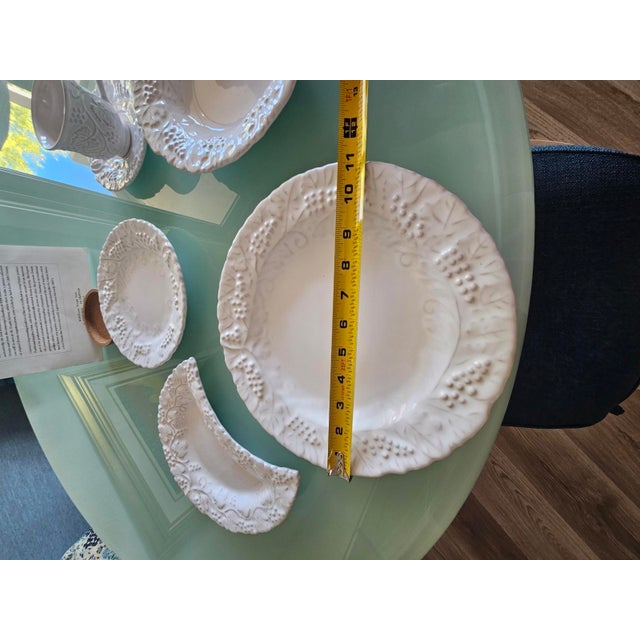 Ceramic Late 20th Century Grazia Majolica Deruta Dinnerware Set- 47 Pieces For Sale - Image 7 of 11