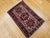 Vintage Persian Heriz Karajeh Rug, Hand-Knotted Wool, Geometric Pattern, Red & Ivory, 2x3 For Sale - Image 10 of 12