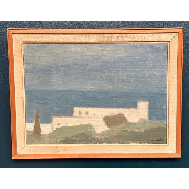 Bernhard Önstad, Utomlands, 1958, Oil Painting on Canvas, Framed For Sale - Image 10 of 10