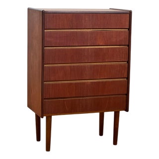 Danish Teak Chest of Drawers For Sale