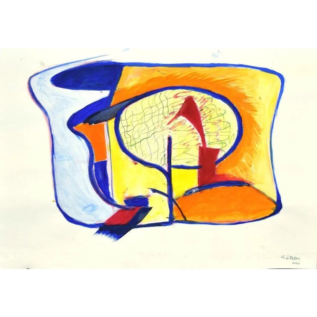 Geometrical Abstract Composition is an original contemporary artwork realized by the Italian artist Giorgio Lo Fermo...