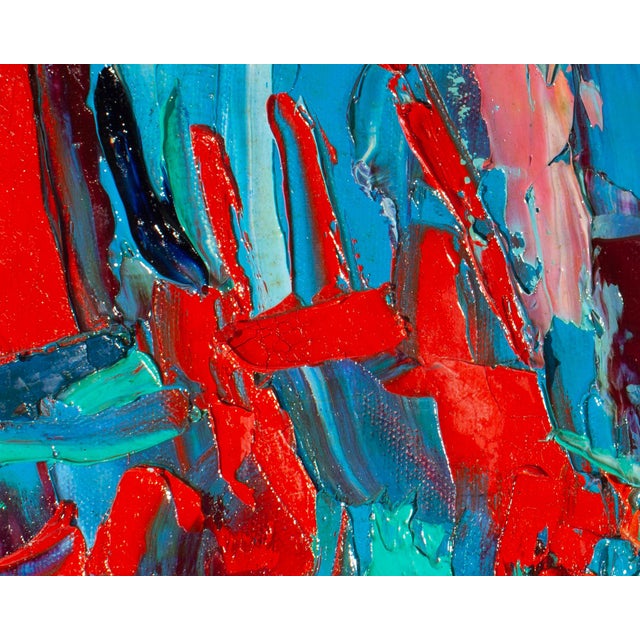 Abstract Oil on Canvas Painting by Sidney Smiley For Sale - Image 4 of 9