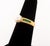 Contemporary Vintage 14k Yellow Gold and Cultured Pearl Emerald Ring For Sale - Image 3 of 8