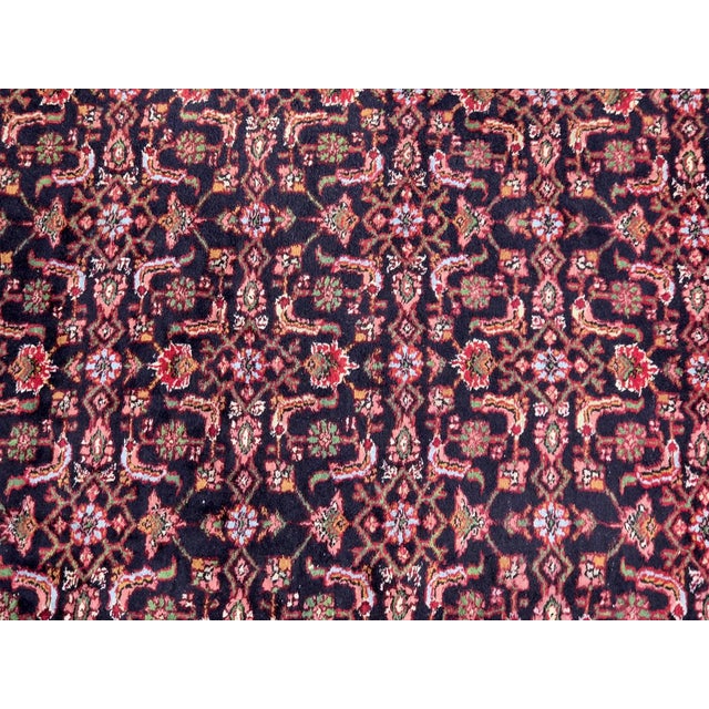 Vintage Hand-Knotted Bidjar Herati Rug in Wool, 1960s For Sale - Image 10 of 11