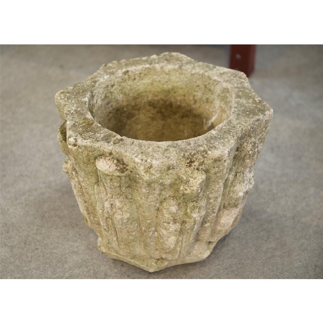 Reconstituted Stone Planter, 1950s For Sale - Image 4 of 10