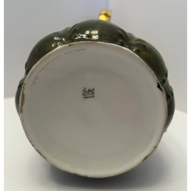 Antique Limoges Hand Painted Chocolate Pot For Sale - Image 9 of 12