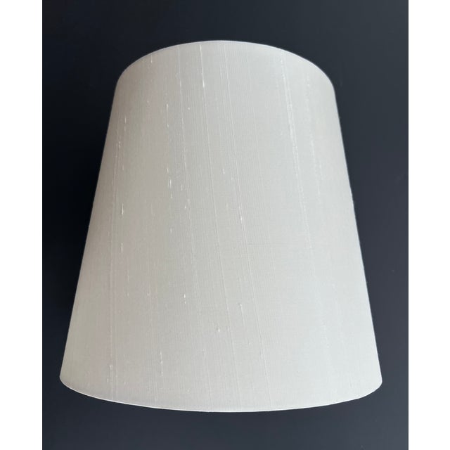 Petite Porcelain Crackle Base Accent Lamp For Sale - Image 4 of 8