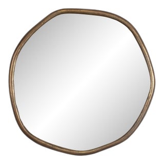 Ambrose Indoor-Outdoor Round Mirror For Sale