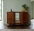 Art Deco Walnut Sideboard with Glazed Display Cabinet, 1930 For Sale - Image 11 of 18