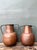 Vintage Moroccan Patinated Hammered Copper Water Jugs - A Pair For Sale - Image 4 of 12