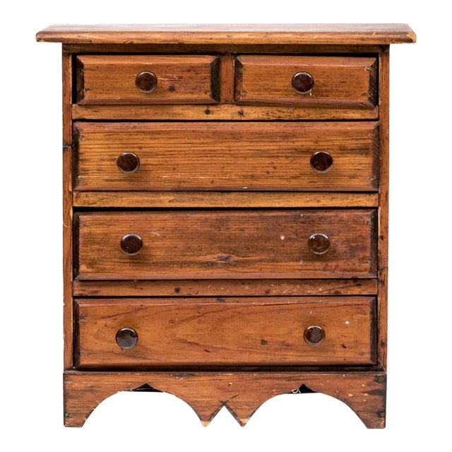 Antique Salesman Sample Chest of Drawers For Sale