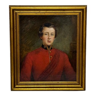 Portrait of a Young British Army Officer, Conway Richard Dobbs Reeves (1840–1860), 58th (Rutlandshire) Regiment of Foot For Sale