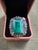 Bochic "Capri" 20 Emerald & Pink Fancy Sapphire Ring Set 18K Gold & Silver Natural Green Emerald from Zambia 20,00 carats...