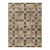 Distressed Style Deco Rug in Beige-Brown, Black Geometric Pattern by Rug & Kilim For Sale