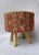 Add warmth, texture, and artisan charm to your home with this beautifully handcrafted vintage Kilim Ottoman Stool....