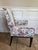American Restoration Hardware 2 Leigh Dining Armhairs - Reupholstered Americana For Sale - Image 3 of 10