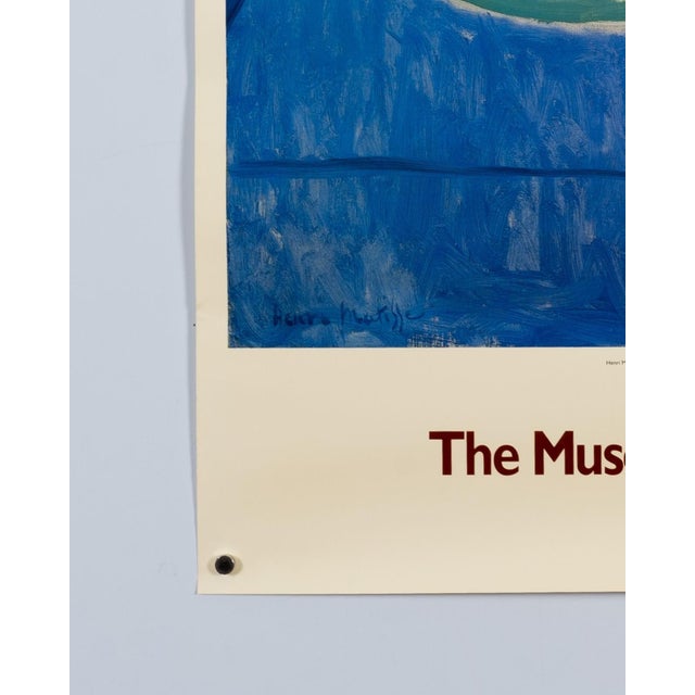 Brown Henri Matisse at the Museum of Modern Exhibition Poster, 1987 For Sale - Image 8 of 9
