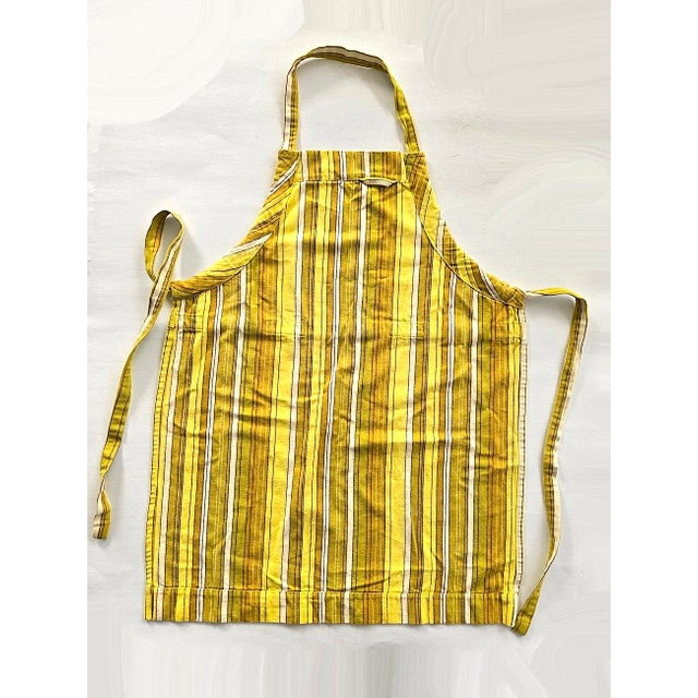 Ikea Vintage Scandinavian Cotton Cooking Apron For Sale - Image 4 of 8
