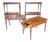 Vintage French Wooden Bistro Coffee Tables, 1940, Set of 5 For Sale