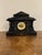 Outstanding quality large antique marble mantle clock, Having an outstanding quality marble case with green columns and...