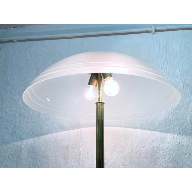 Mid-Century Modern Brass and Acrylic Floor Lamp from IZ Leuchten, 1970s For Sale - Image 3 of 10