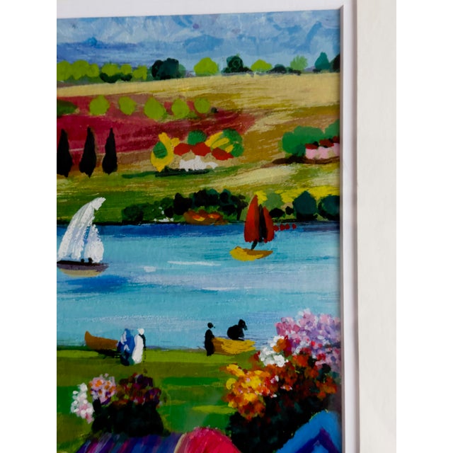 Shlomo Alter “Paradise City” Contemporary Limited Edition Seriolithograph in Color on Wove Paper, Signed and Numbered For Sale - Image 10 of 18