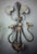 Art Nouveau C1890 French Art Nouveau Polychromed Bronze Lily Pad Fleur Wall Sconce For Sale - Image 3 of 12