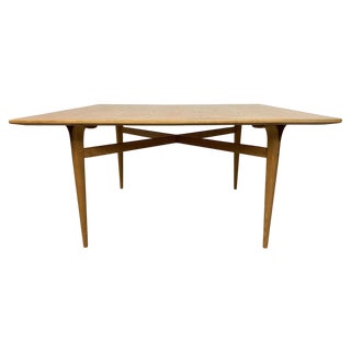 Cleft-Leg Side Table in Ash Wood by Bruno Mathsson for Karl Mathsson, 1960s For Sale