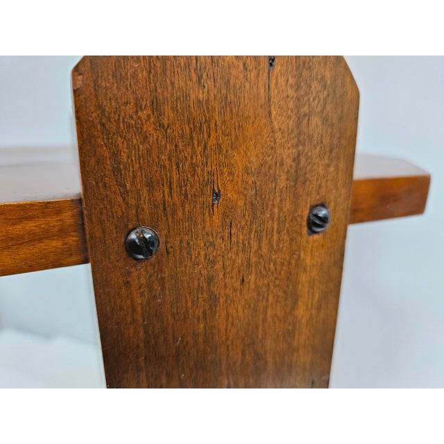 Mahogany Arts and Crafts Mission Plant Stand For Sale - Image 9 of 14