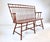 Nichols & Stone Rod-Back Birdcage Windsor Bench Settee For Sale - Image 4 of 14