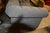 Pottery Barn Gray Tweed Look Tufted Chesterfield Loveseat Sofa Couch Rolled Arms For Sale - Image 12 of 15