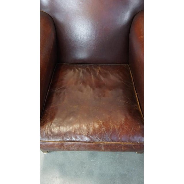 Set of Sheep Leather Armchairs For Sale - Image 5 of 15