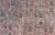 Textile Antique Persian Tabriz Rug With All-Over Geometric Design in Light Blue and Rose Red 7'4 X 11'1 For Sale - Image 7 of 12