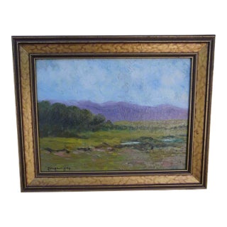 Early 20th Century Carl Oscar Borg, Landscape, Oil on Canvas, Framed For Sale