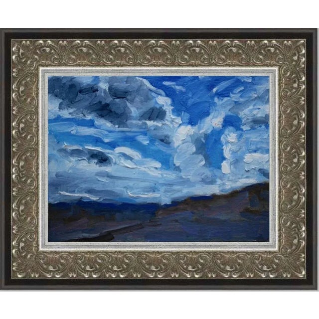 Quiet Places & Skyscapes — Cloudscape, Nevada (Original Oil on Linen Panel) For Sale In Reno/Lake Tahoe - Image 6 of 7