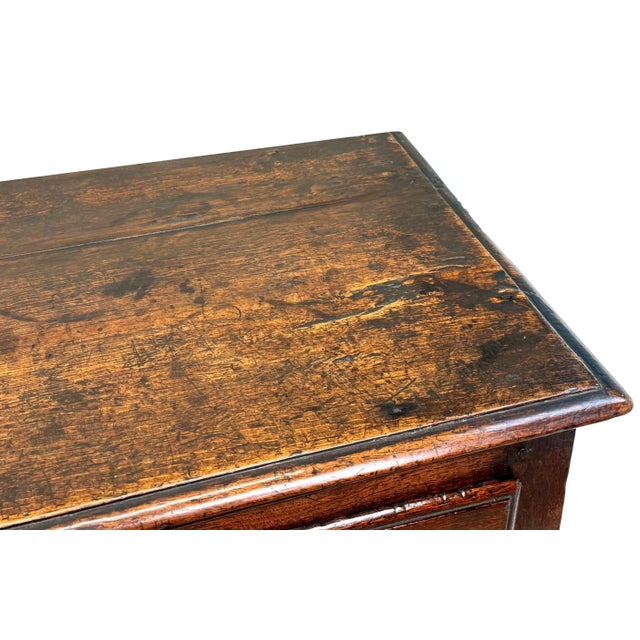 Small Georgian Oak Dresser Base, 1750s For Sale - Image 12 of 14