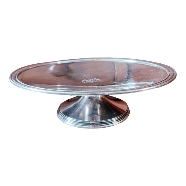 1922 Silver Dessert Stand From Shelburne Hotel in Atlantic City For Sale