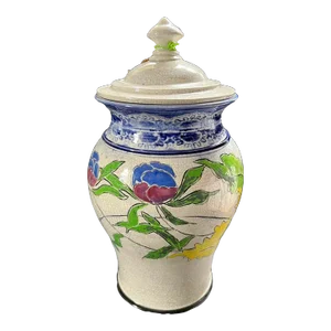 Danish Pottery Temple Jar