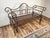 Vintage Regency Style Wrought Iron Porch Glider For Sale In Boston - Image 6 of 11