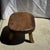 Small Wabi-Sabi Oval Teak Occasional Stool For Sale - Image 4 of 18