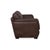 A399 2-Seater Dark Brown Leather Sofa from Natuzzi Editions For Sale - Image 9 of 12