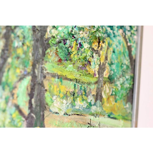 Stig Allan, Clearing, 1950s, Oil on Board, Framed For Sale - Image 8 of 11