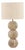 Latte Marble Orb Table Lamp For Sale