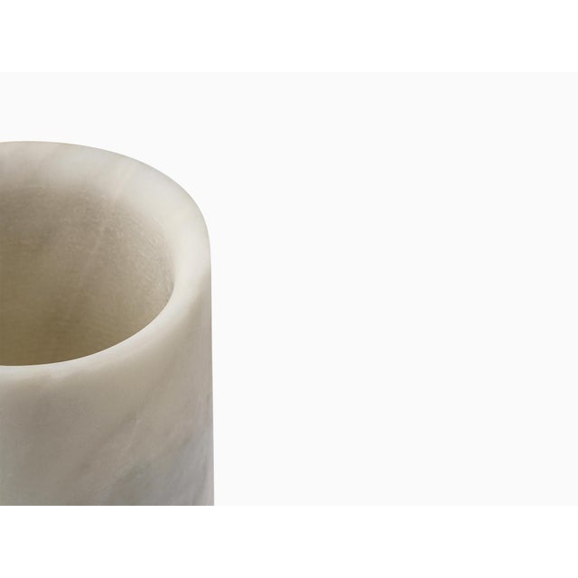 Stone Minimalist Marble Vase by Manuel Aires mateus, Set of 3 For Sale - Image 7 of 13