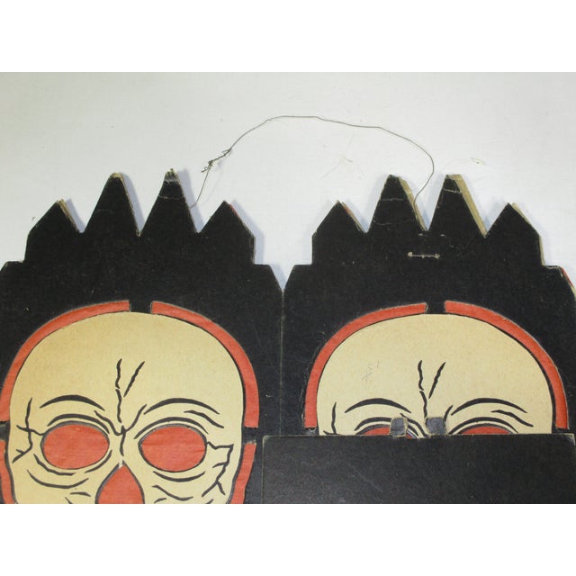 Vintage Halloween Skull and Crossbones Lantern For Sale - Image 14 of 16