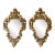 Pair French 19th Century Carved Baroque Gilt Mirrors For Sale