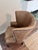 Animal Skin Stanford Furniture Leather Wingback Accent Chair – Cognac Full-Grain Leather For Sale - Image 7 of 11